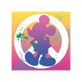 Mickey Peace Giclée-Druck