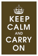 Keep Calm chocolate