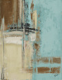 Blue Abstract (Decorative Art) Posters