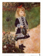 Fillette à l'arrosoir Reproduction d'art par Pierre-Auguste Renoir