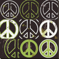 Peace Mantra green