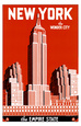 New York-reseannonser (vintagekonst) Posters