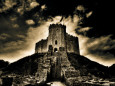 Photographies de châteaux en noir et blanc Affiches