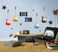 Musical Instrument Wall Decals Posters