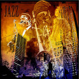 Saxophones (Decorative Art) Posters