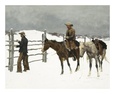 Paisagens com neve (Belas artes) Posters