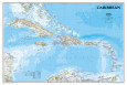 Maps of The Caribbean Posters