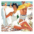 Leading Ladies and Men at the Top (Saturday Evening Post) Poster