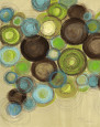 Green Abstract (Decorative Art) Posters