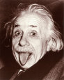 Albert Einstein Poster Card