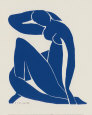 Nu bleu II Reproduction d'art par Henri Matisse