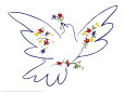 Dove of Peace Taidevedos tekijänä Pablo Picasso