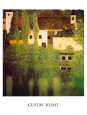 Palacio Kammer a orillas del lado Atter Lámina por Gustav Klimt