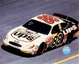 Dale Jarrett Car In Action - Side View Photo