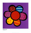 El poder de las flores III Lámina por Romero Britto
