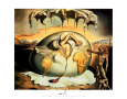 Enfant géopolitique observant la naissance de l'homme nouveau Reproduction d'art par Salvador Dalí