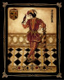 Harlequin Joker Reproduction d'art par Gregory Gorham
