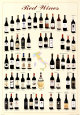 Vins rouges italiens Affiche