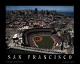 Pac Bell Park - San Franciso, California Art Print by Mike Smith