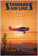 Standard Airlines, El Paso, Texas Art Print by Kerne Erickson