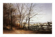 Stangenzaun Kunstdruck von Ray Hendershot