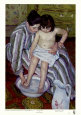 Le bain Reproduction d'art par Mary Cassatt