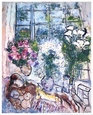 La vedova bianca Stampa artistica di Marc Chagall
