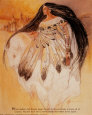 White Buffalo Woman Art Print by Pam McCabe