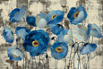 Blue Flowers (Decorative Art) Posters