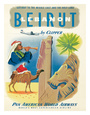 Middle East Travel Ads (Vintage Art) Posters