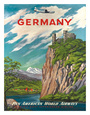 Tyska reseannonser (vintagekonst) Posters