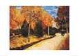 Autumn Garden (van Gogh) Posters