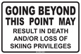 Skiing Tin Signs Posters