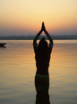 Photographies de personnes devant un coucher de soleil Posters