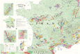 Maps of France Posters