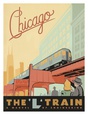 Reisposters Chicago (vintage kunst) Posters