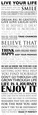 Words & Quotes (Decorative Art) Posters
