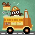 Camiones de bomberos Posters