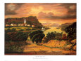Hudson Valley, Sunset Art Print by Thomas Chambers