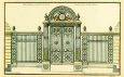 Garden Gate Art Print by Jean-Francois de Neufforge