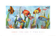 Fische (Dekorative Kunst) Poster