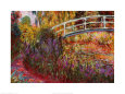 Ponte giapponese Stampa artistica di Claude Monet
