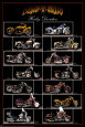 Motorcycle, Harley Davidson Poster