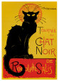 Chat Noir Konsttryck av Théophile Alexandre Steinlen