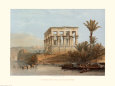 Egypt, Temple of Philae Art Print by David Roberts