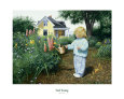 People in Gardens (Decorative Art) Posters