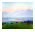 Mountain Twilight, 1981 Lámina por Vilnis Strazdins