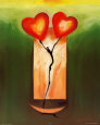Danse d'amour Reproduction d'art par Alfred Gockel