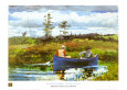 Bateau bleu Reproduction d'art par Winslow Homer