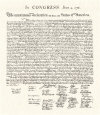Déclaration d'Indépendance Reproduction d'art